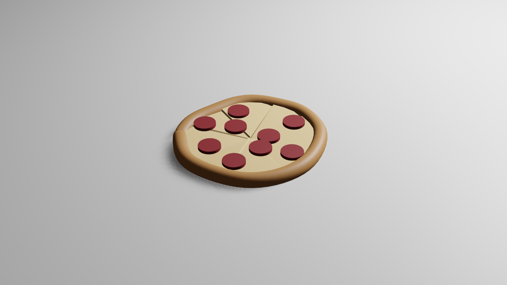 Low Poly Pizza And Pizza Box preview image 2